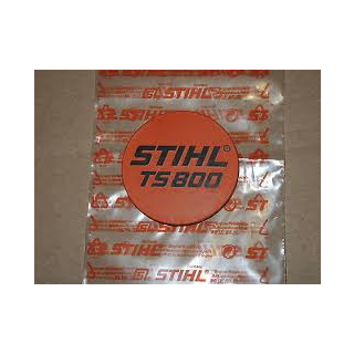 Typenschild f&uuml;r Stihl TS 800 Trennschleifer