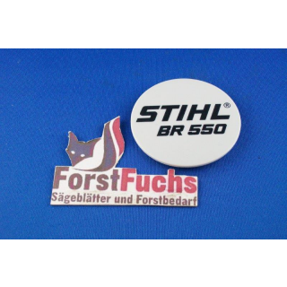Typenschild f&uuml;r Stihl Blasger&auml;t BR 550