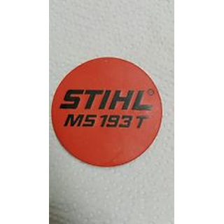 Typenschild für Stihl Motorsäge MS 193 T 
