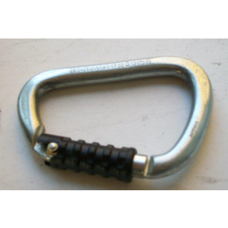 Karabiner mit Keylock - kN50 - silber