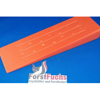 Canad Kunststoffkeil - 23 cm lang - orange - sehr stabil und frostbeständig