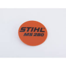 Typenschild für Stihl Motorsäge MS 280