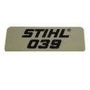 Typenschild für Stihl Motorsäge MS 039