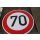 Verkehrszeichen nach StVO "70 km/h" - gebraucht