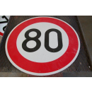 Verkehrszeichen nach StVO "80 km/h" - gebraucht