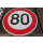 Verkehrszeichen nach StVO "80 km/h" - gebraucht
