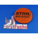 Typenschild für Stihl Motorsäge MS 400 C