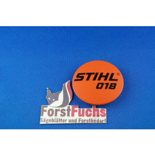 Typenschild f&uuml;r Stihl Motors&auml;ge MS 018
