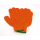 Handschuhe für Motorsägearbeiten Nylon/gestrickt orange