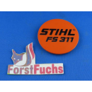 Typenschild für Stihl FS 311 Motorsense