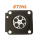 Regelmembrane f. Vergaser C1Q-S89H für Stihl Motorsäge MS 210-C-BE
