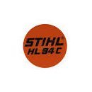Typenschild für Stihl HL 94 C Heckenschneider