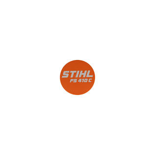 Typenschild für Stihl Motorsense FS 410 C