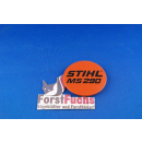 Typenschild für Stihl Motorsäge MS 290