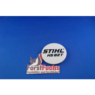 Typenschild f&uuml;r Stihl Heckenschere HS 82 T