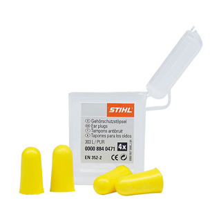 Stihl Gehörschutzstöpsel - gelb - 2 Paar in der Multibox - bis 113 dB(A)