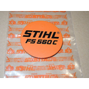 Typenschild für Stihl Motorsense FS 560 C