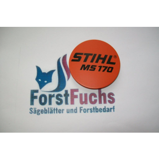 Typenschild für Stihl Motorsäge MS 170